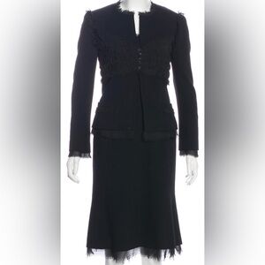 Authenticated Chanel Dress Suit (Two Piece)